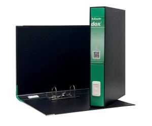 Registratore 5 - dorso 5 cm - protocollo - 23 x 34 cm - verde - Esselte - Dox - D26514 - 8004389087906 - DMwebShop