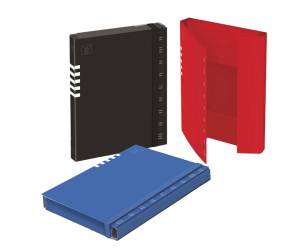 Cartella progetto Monocromo - con elastico - dorso 3 cm - colori assortiti - conf. 6 pezzi - Pigna - 0200232D3 - 8005235021730 - DMwebShop