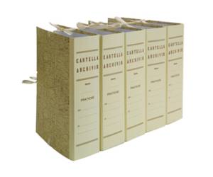 Faldone - legacci incollati - juta - 35 x 25 cm - dorso 8 cm - paglia - conf. 25 pezzi - Brefiocart - 0202202-8 - 8014819020366 - DMwebShop