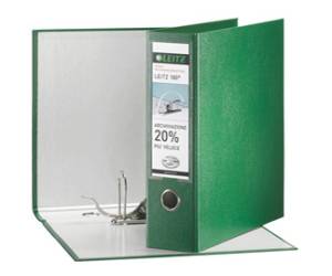 Registratore 180 G65 - dorso 8 cm - protocollo - 23 x 33 cm - verde - Leitz - 390765180 - 8004157765180 - DMwebShop