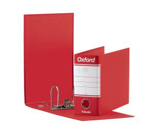 Registratore Oxford G81 - dorso 8 cm - memorandum 23 x 18 cm - rosso - conf. 6 pezzi - Esselte - 390781160 - 8004157741160 - DMwebShop