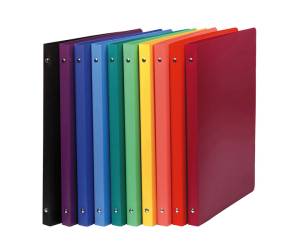 Raccoglitore 4 anelli tondi 15 mm - PPL opaco - dorso 2cm - f.to utile 22 x 30 cm - colori assortiti - conf. 20 pezzi - Exacompta - 51199E - 3130630511991 - DMwebShop