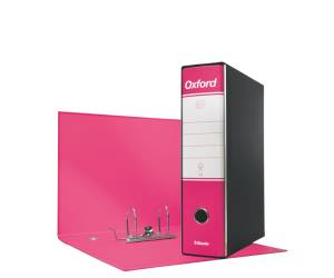 Registratore Oxford G83 - dorso 8 cm - commerciale - 23 x 30 cm - fucsia - conf. 6 pezzi - Esselte - 390783900 - 8004157783900 - DMwebShop