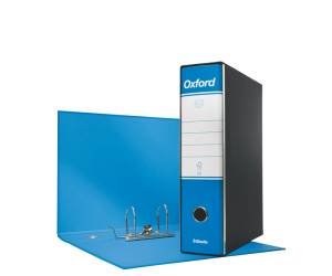 Registratore Oxford G83 - dorso 8 cm - commerciale - 23 x 30 cm - azzurro - conf. 6 pezzi - Esselte - 390783800 - 8004157783801 - DMwebShop