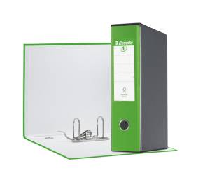 Registratore Eurofile G55 - dorso 8 cm - protocollo - 23 x 33 cm - verde vivida - Esselte - 390755940 - 8004157755945 - DMwebShop