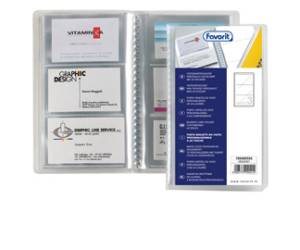 Porta biglietti da visita personalizzabile 20 buste da 3 tasche 12,5x20,5 cm - 100460554 - DMwebShop