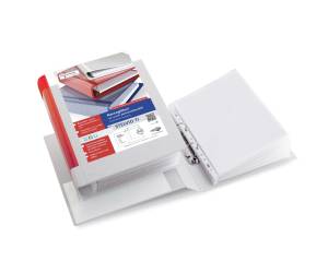 Raccoglitore personalizzabile Stelvio TI 2 anelli a D 25 mm dorso 4 cm 22 x 30 cm bianco Sei Rota 35254601 - 4374