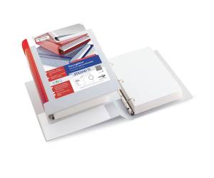 Raccoglitore personalizzabile Stelvio TI A5,3 anelli a D 30 mm dorso 4 cm bianco - 5356