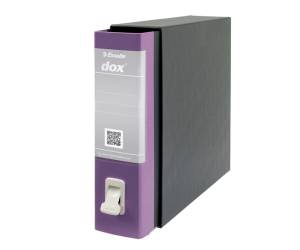 Registratore 2 dorso 8 cm protocollo 23 x 34 cm lilla - 3177