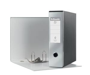 Registratore Eurofile G53 dorso 8 cm commerciale 23 x 30 cm grigio metallizzato - 5442