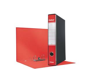 Registratore Oxford G82 dorso 5 cm commerciale 23 x 30 cm rosso - 3157