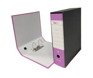 Registratore Starbox dorso 8 cm protocollo 23 x 33 cm lilla - 5197