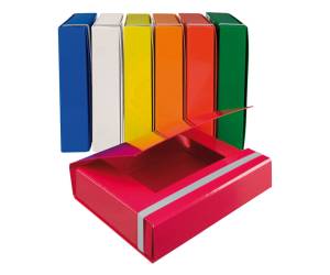 Cartella progetto - con elastico - dorso 5 cm - colori assortiti - conf. 10 pezzi - Starline - OD0505RXXXXAN15 - 8025133018007 - DMwebShop