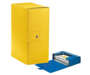 Scatola progetto Eurobox dorso 15 cm 25 x 35 cm giallo - 5505