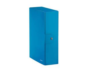 Scatola progetto WOW dorso 10 cm blu metallizzato - 6238