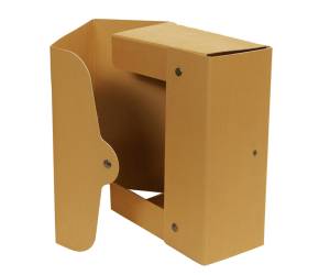 Scatola progetto dorso 10 cm 25 x 35 cm cartone FSC avana - 7224