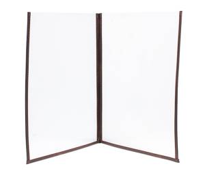 PortaMenu Crystal BR2 doppio per 4 fogli A4 set 3 pezzi - 13581