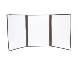 PortaMenu Crystal BR3 triplo per 6 fogli A4 set 3 pezzi - 13580