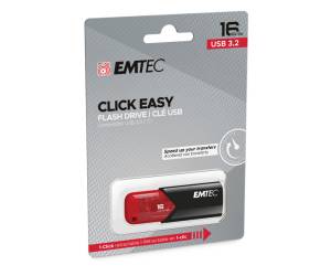 Memoria USB B110 USB 3.2 ClickeEasy - rosso - 16 Gb - Emtec - ECMMD16GB113 - 3126170173096 - DMwebShop
