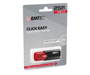 Memoria USB B110 USB 3.2 ClickeEasy - rosso - 256 Gb - Emtec - ECMMD256GB113 - 3126170173218 - DMwebShop