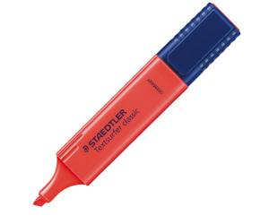 Evidenziatore Textsurfer Classic punta a scalpello tratto 1,5 mm rosso - 14458
