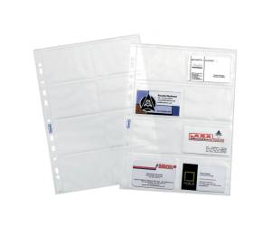 Buste forate Portabiglietti 8 tasche - 22,2 x 31,2 cm - trasparente - conf. 10 pezzi - Favorit - 100460081 - 8006779003008 - DMwebShop