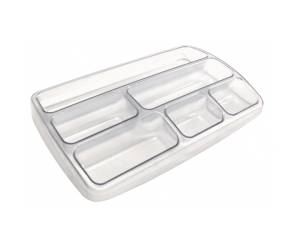 Vaschetta portacancelleria - 25,3 x 3,4 x 15,7 cm - trasparente neutro - Arda - TR3110CR - 9004038331243 - DMwebShop