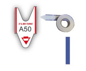 Rotolo da 2000 ticket per elimina code - blu - conf. 5 rotoli - Printex - TR/ROLL/BLU - 8032618974185 - DMwebShop