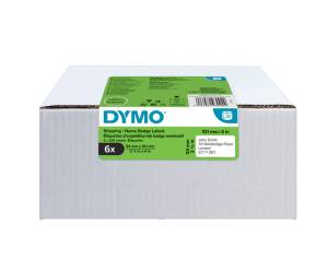 Rotolo etichette spedizione-badge - 54 x 101 mm - bianco - 220 etichette-rotolo - value pack 6 pezzi - Dymo - 2093092 - 3026980930929 - DMwebShop