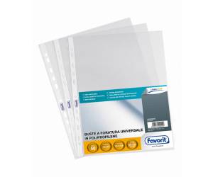 Buste forate Special PP Linear buccia 23 x 33 cm trasparente - 4153