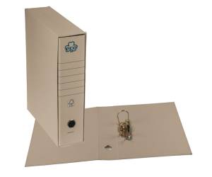 Registratore Eco New dorso 8 cm protocollo 23 x 33 cm grigio - 14060