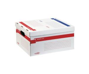 Scatola archivio Memory x File con coperchio dorso 27,5 cm 37 x 27 x 52 cm bianco - 4090
