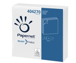 Tovagliolo carta 38 x 38 cm 2 veli bianco - 3439