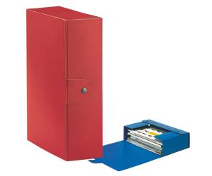 Scatola progetto Eurobox - dorso 10 cm - 25 x 35 cm - rosso - conf. 5 pezzi - Esselte - 390330160 - 48355A - DMwebShop
