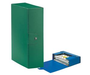 Scatola progetto Eurobox - dorso 10 cm - 25 x 35 cm - verde - conf. 5 pezzi - Esselte - 390330180 - 48356A - DMwebShop