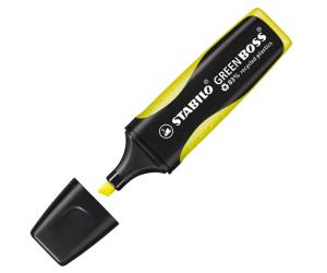 Evidenziatore Green Boss punta a scalpello tratto 2 5 mm giallo 24 conf. 10 - 6070/24 - 4006381436618 - DMwebShop