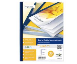 Portalistini personalizzabile Uno TI - 22 x 30 cm - 36 buste - blu - Sei Rota - 55223607 - 8004972006963 - DMwebShop