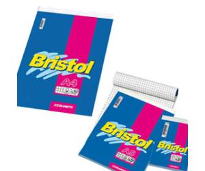 Blocco note Bristol - 5 mm - 210 x 297 mm - 50 gr - 70 fogli - conf. 10 pezzi - Blasetti - 1037 - 8007758012233 - DMwebShop