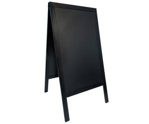 Lavagna Sandwich cavalletto nero 69 x 125 cm - 13473