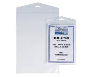 Porta Avvisi Appendimi PPL 22 x 30 cm trasparente - 4207