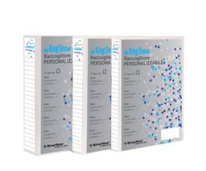 Raccoglitore personalizzabile KingShow 4 anelli a D 25 mm dorso 4 cm 22 x 30 cm bianco Starline 1410210 BLANC - 17103