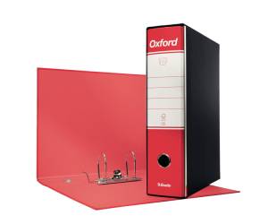 Registratore Oxford G85 - dorso 8 cm - protocollo - 23 x 33 cm - rosso - conf. 6 pezzi - Esselte - 390785160 - 8004157745168 - DMwebShop