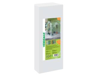 Serra Clematis a casetta 155 x 155 x 205 cm acciaio verniciato PVC verde trasparente - 3835