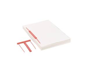 Fastener Capiclass 1 - passo 80 mm - rosso - conf. 50 pezzi - Favorit - 100500010 - 7612481225020 - DMwebShop