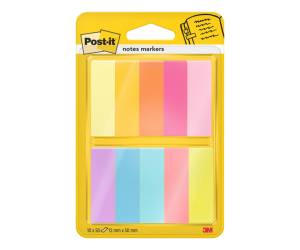 Segnapagina in carta - 12,7 x 44 mm - 10 colori assortiti - conf. 500 pezzi - Post-it - 7100234524 - 51141380469 - DMwebShop