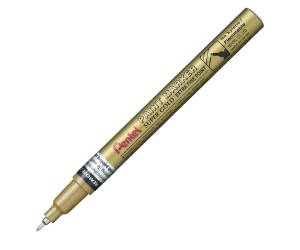 Marcatore Paint Marker Linea Amiko - punta extra fine - 0,6 mm - oro - Pentel - MFP10-X - 884851016881 - DMwebShop
