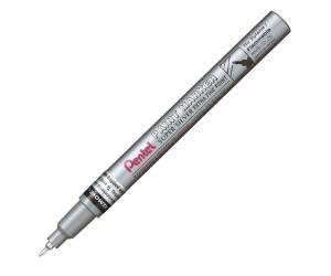 Marcatore Paint Marker Linea Amiko - punta extra fine - 0,6 mm - argento - Pentel - MFP10-Z - 884851016898 - DMwebShop
