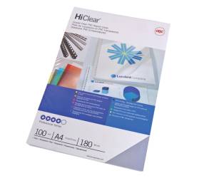 Copertine Hi Clear A4,200 micronron neutro trasparente scatola 100 pezzi - 15211