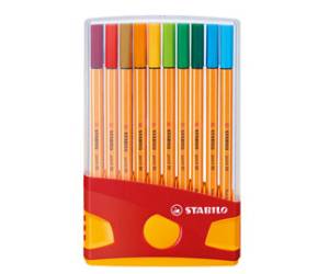 Fineliner Point 88 Color Parade colori assortiti astuccio 20 pezzi - 15478