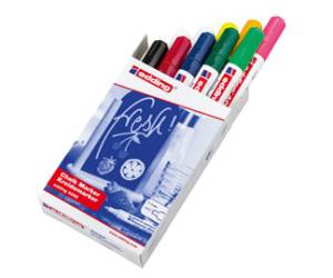 Marcatore a gesso liquido 4095 punta tonda da 2 a 3 mm colori assortiti - 15702